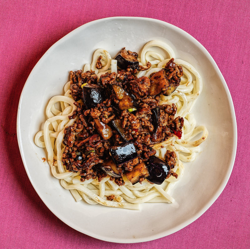 Spicy Lamb and Aubergine