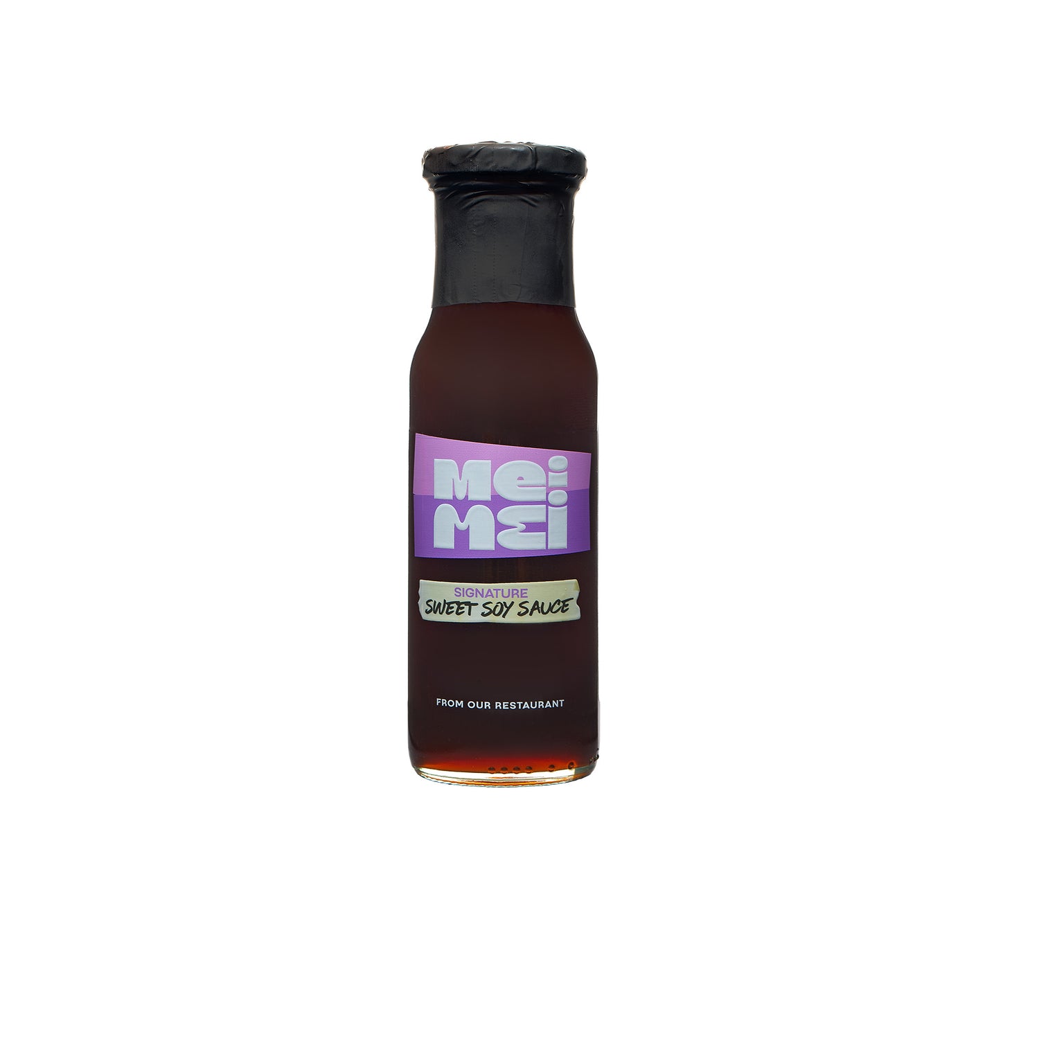 Bottle of Mei Mei sweet soy sauce